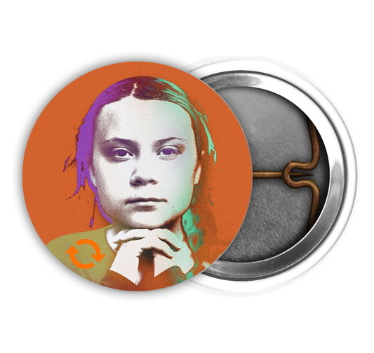 Greta Thunberg 1 Inch Pin